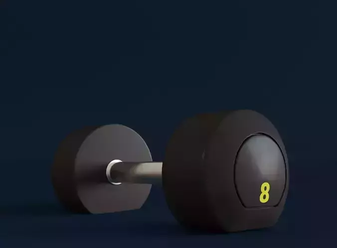 Dumbell - Unique design Free low-poly 3D model