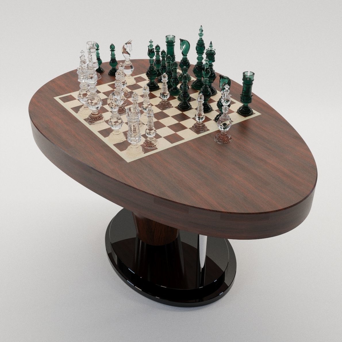 Chess game table - New design - Design by Dusan Mocko 3D model_1