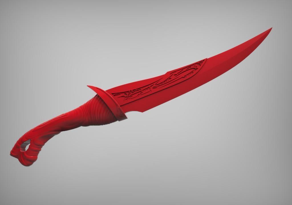 Drax Knives daggers from guardians of the galaxy UPDATED 3D print model_2