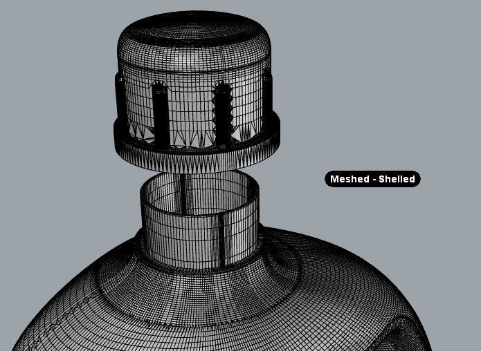 Plastic Blow Molded Container 3D model_5