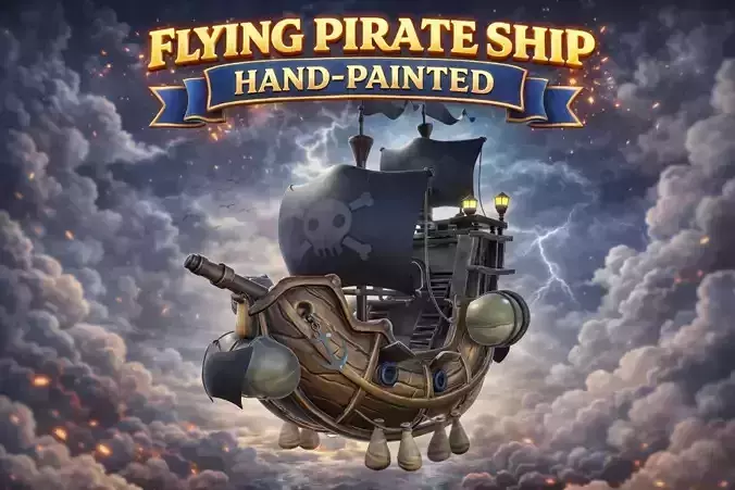 Flying Pirate Ship