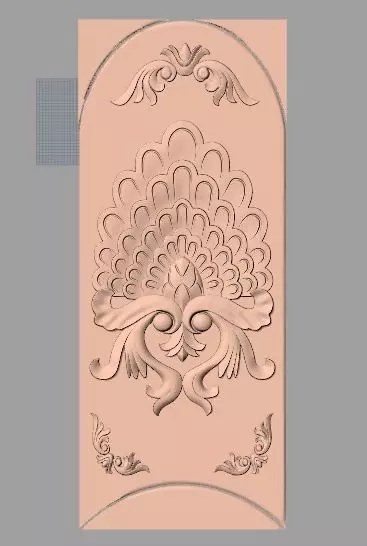 Artcam 3D relief STL models for CNC woodworking E146 3D model