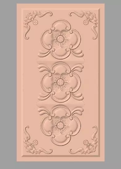 Artcam 3D relief STL models for CNC woodworking E149 3D model_0