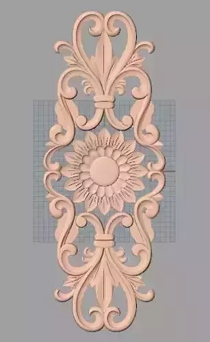 European furniture 3D relief models for CNC wood engraving E153
