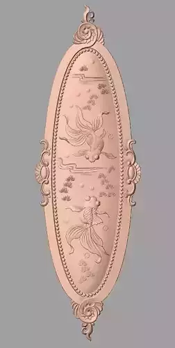 European furniture 3D relief models for CNC wood engraving E160 3D model