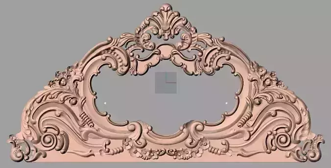 European furniture 3D relief models for CNC wood engraving E161