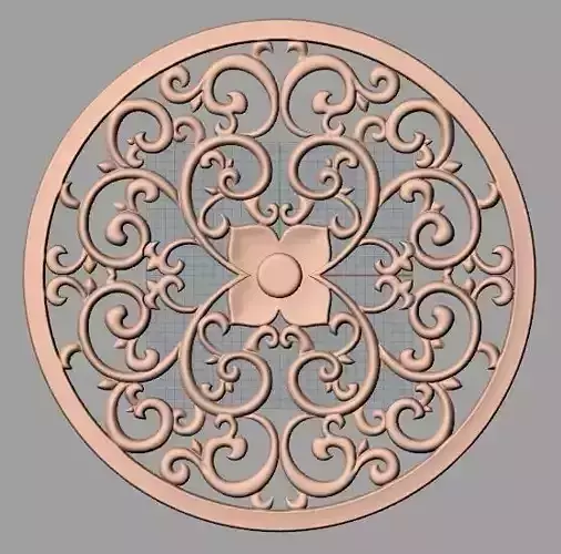 European furniture 3D relief models for CNC wood engraving E167