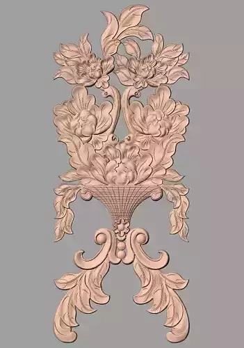 European furniture 3D relief models for CNC wood engraving E171