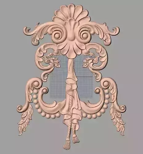 European furniture 3D relief models for CNC wood engraving E172