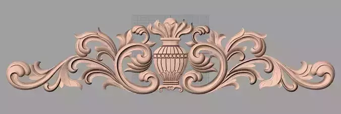 European furniture 3D relief models for CNC wood engraving E178