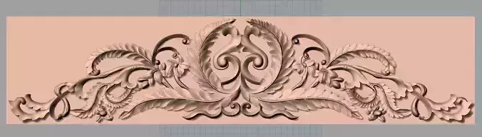 European furniture 3D relief models for CNC wood engraving E183