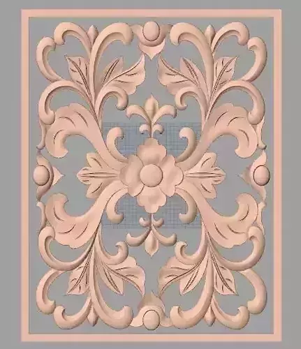 European furniture 3D relief models for CNC wood engraving E185