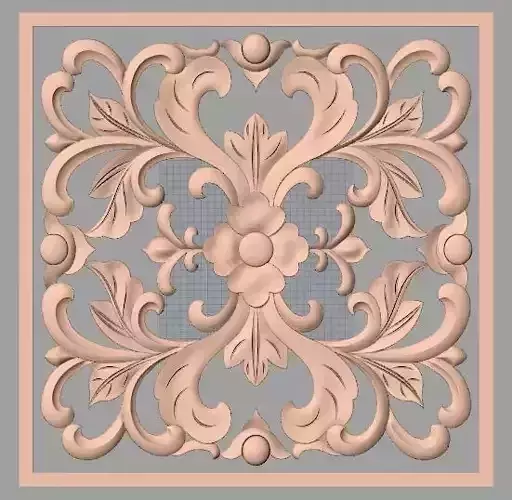 European furniture 3D relief models for CNC wood engraving E186