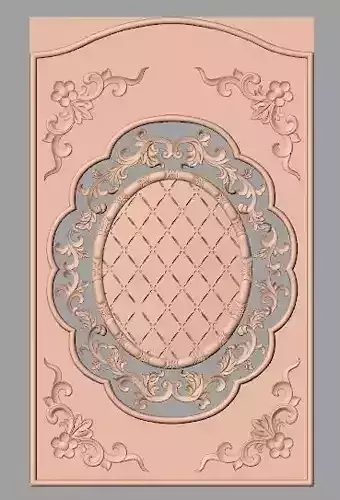 European furniture 3D relief models for CNC wood engraving E188