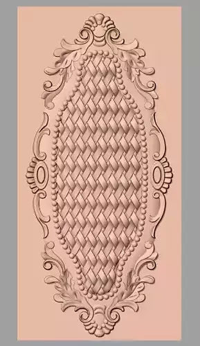 European furniture 3D relief models for CNC wood engraving E189