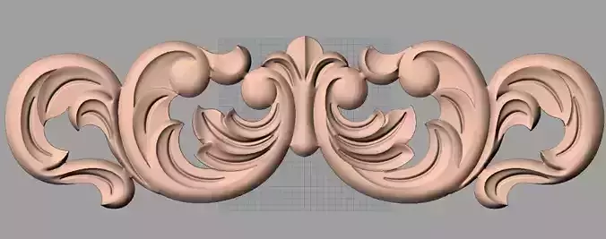 European furniture 3D relief models for CNC wood engraving E190