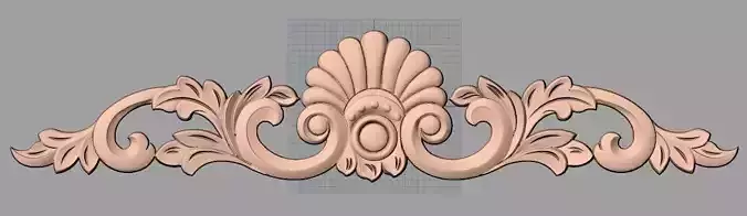 European furniture 3D relief models for CNC wood engraving E196