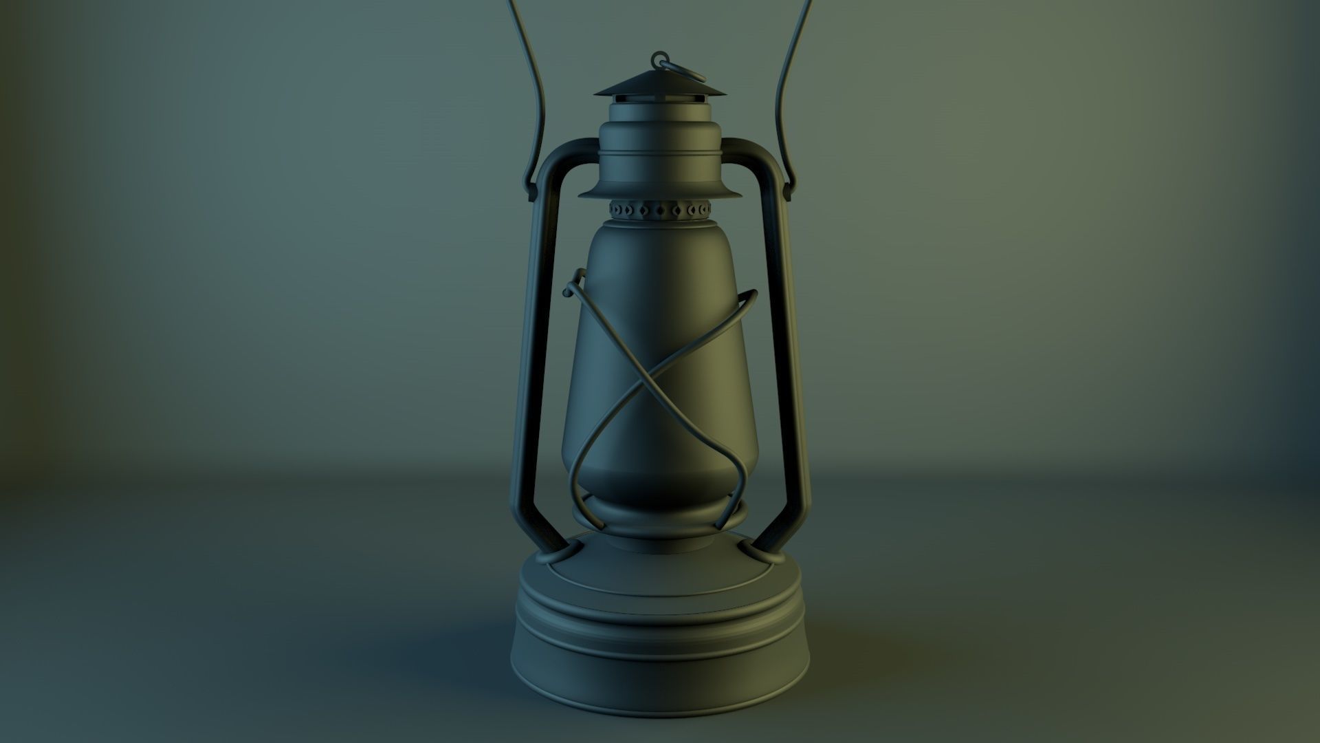 Old Lantern 3D model_2