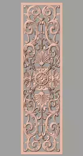 European furniture 3D relief models for CNC wood engraving E201