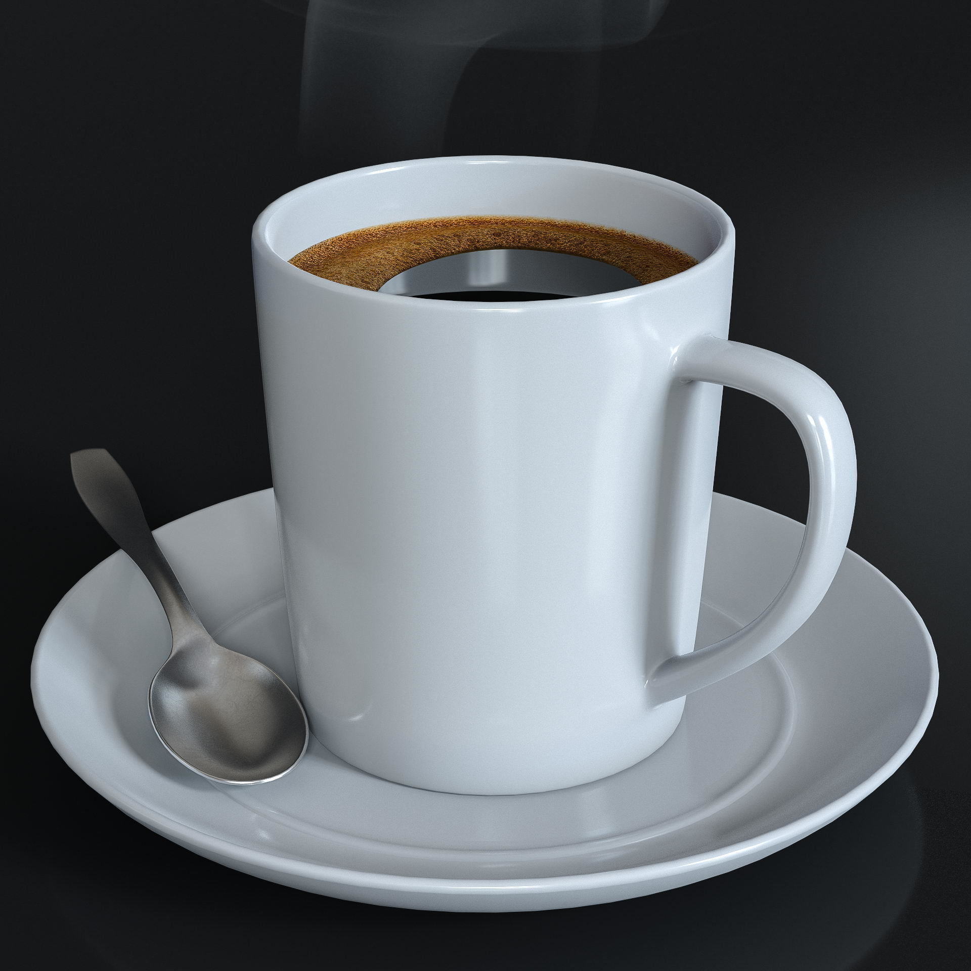 Biscuit with berries 3D model_7