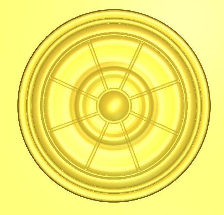 Decorative circle 3D stl model Free 3D print model_1