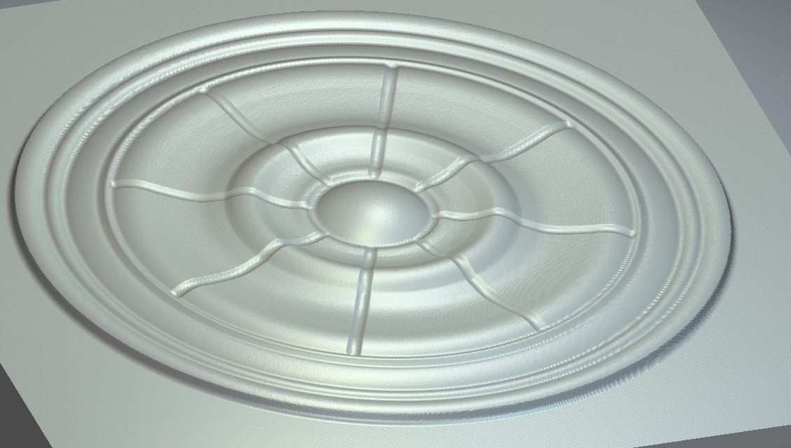 Decorative circle 3D stl model Free 3D print model_3