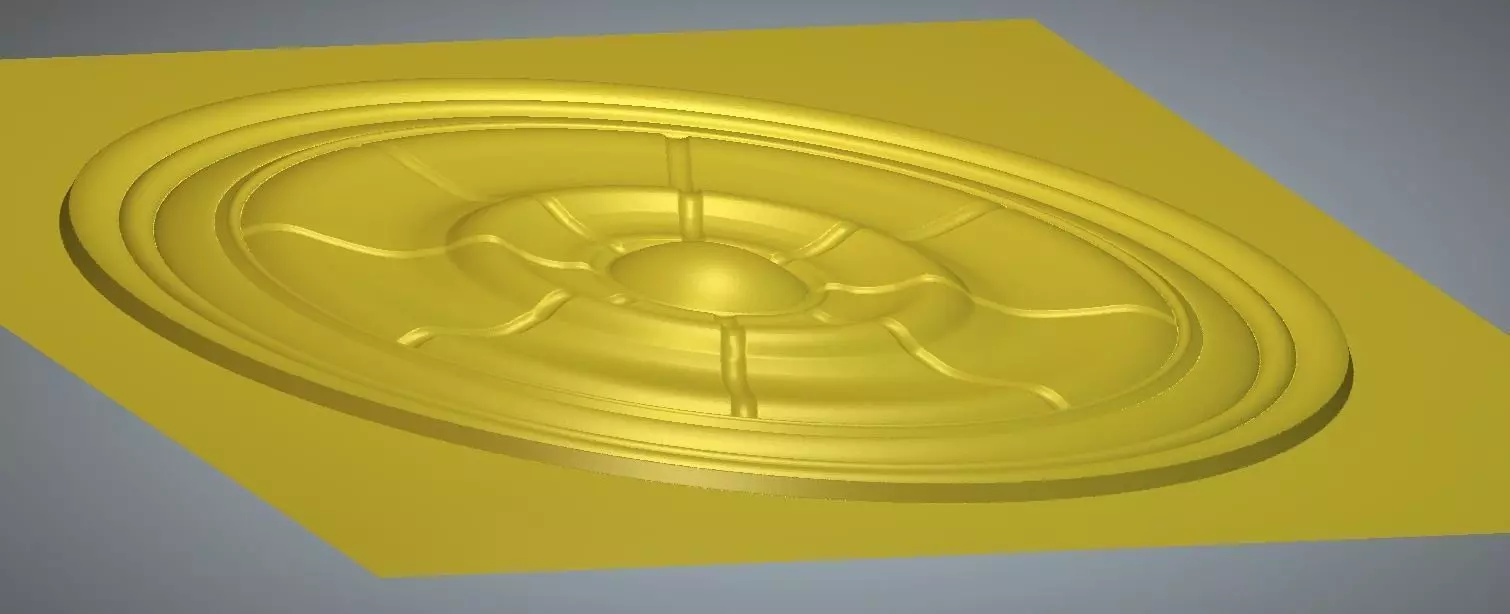 Decorative circle 3D stl model Free 3D print model_0