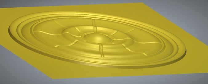 Decorative circle 3D stl model Free 3D print model