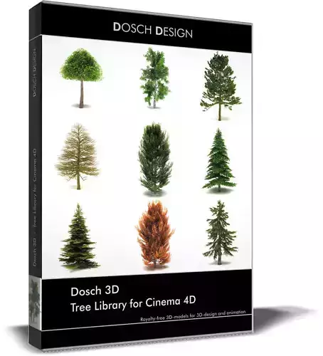 Dosch 3D - Tree Library for Cinema 4D