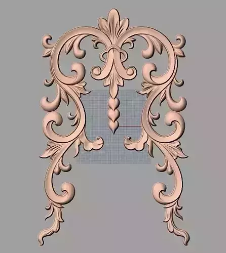 European furniture 3D relief models for CNC wood engraving E212