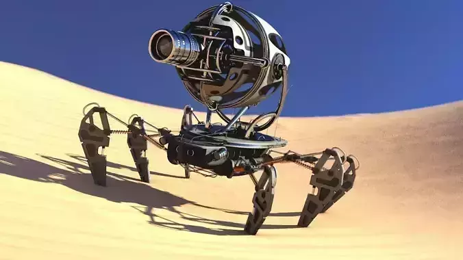 Spider robot 3D model