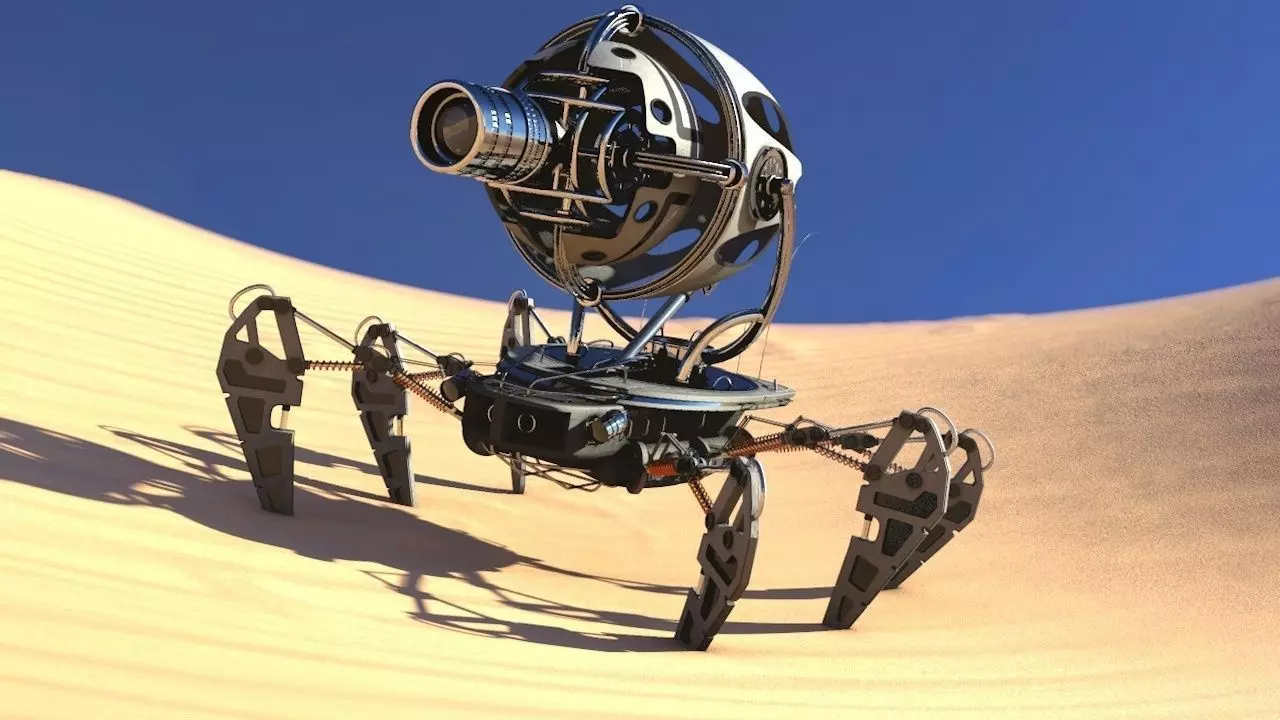 Spider robot 3D model_0