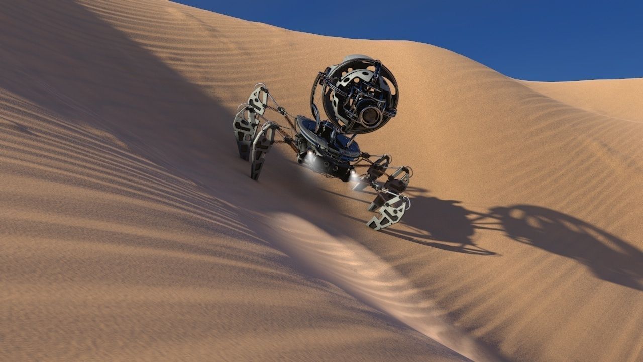 Spider robot 3D model_3