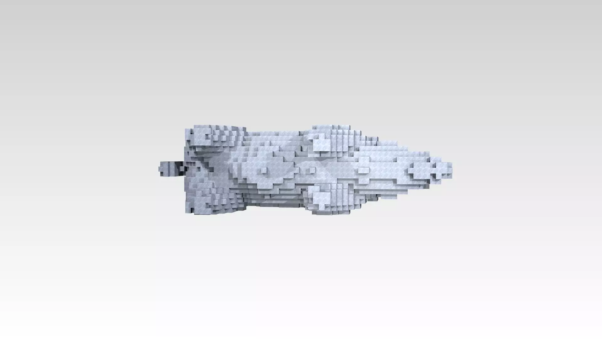 Wildboar Voxel 3D model_6