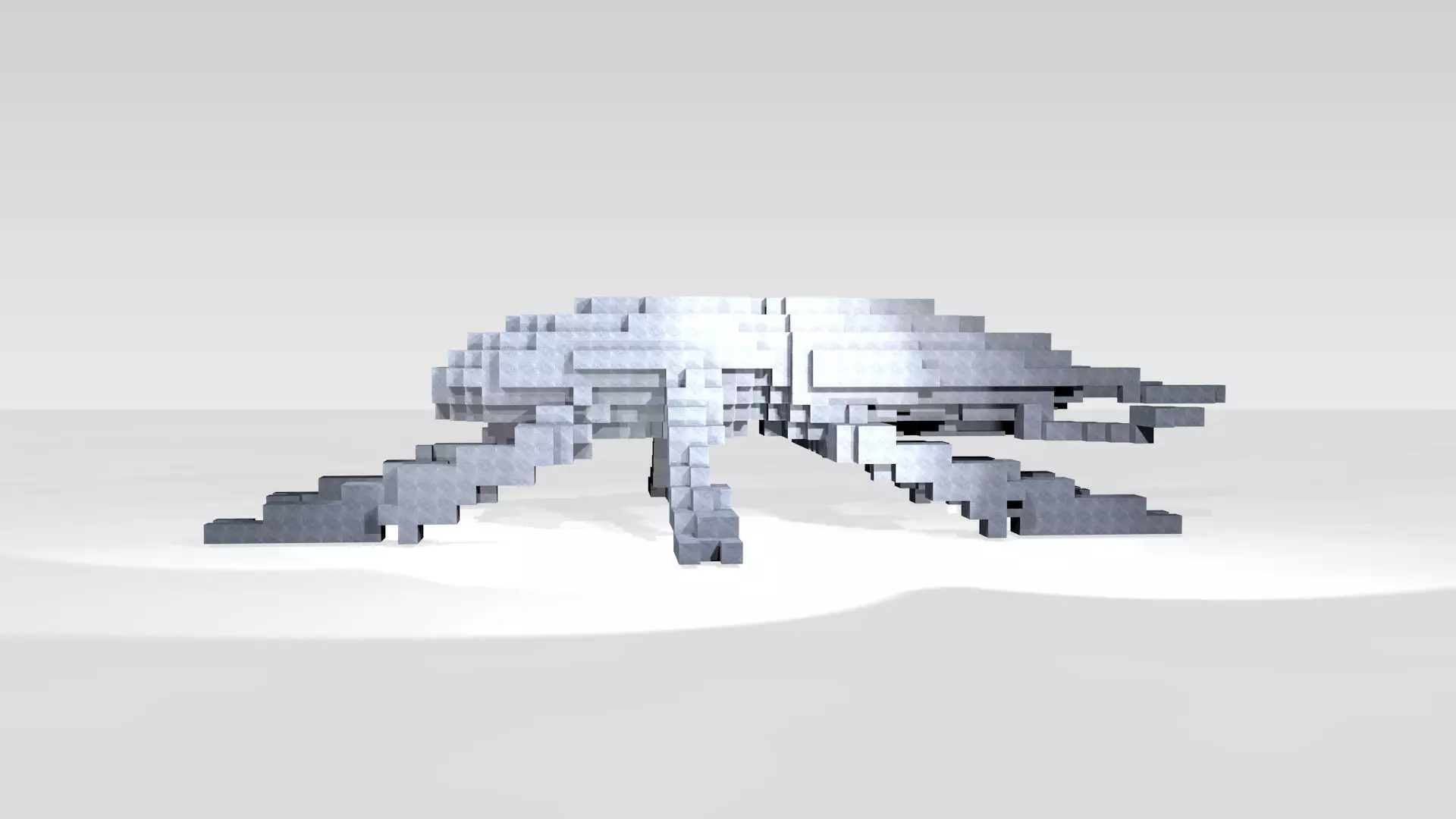 Stagbeetle Voxel 3D model_2