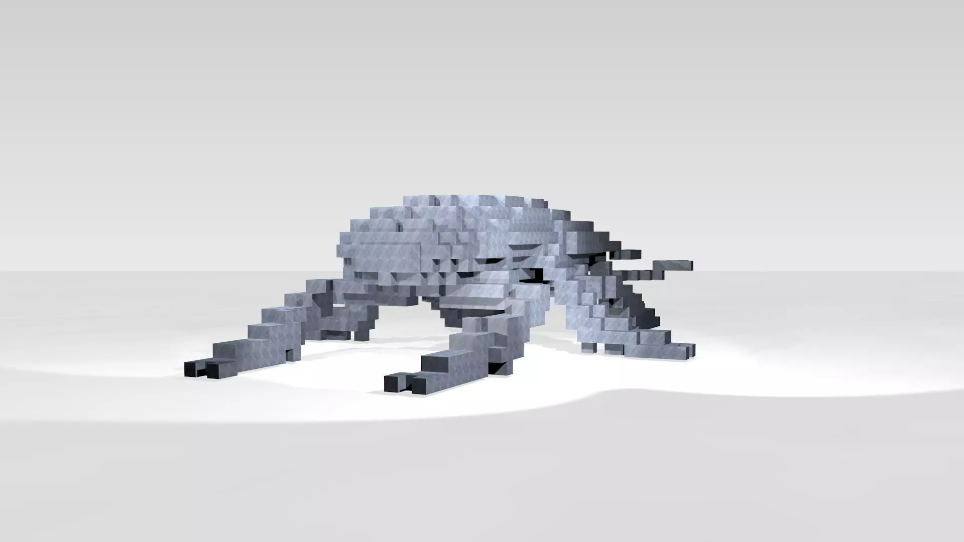 Stagbeetle Voxel 3D model_3
