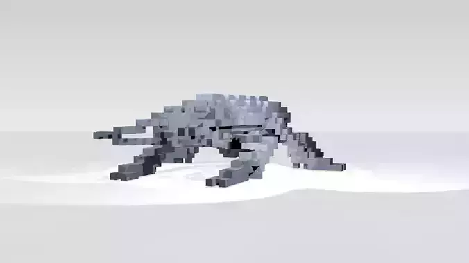 Stagbeetle Voxel 3D model Stagbeetle Voxel 3D model