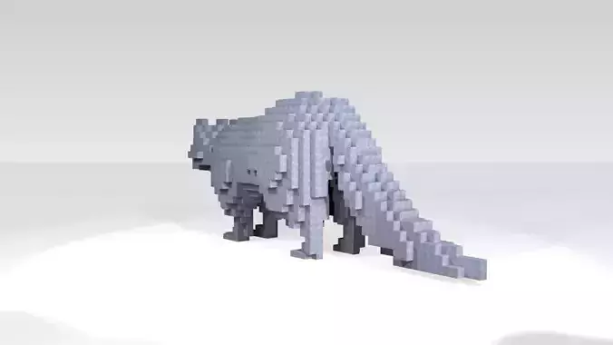 Raccoon Voxel