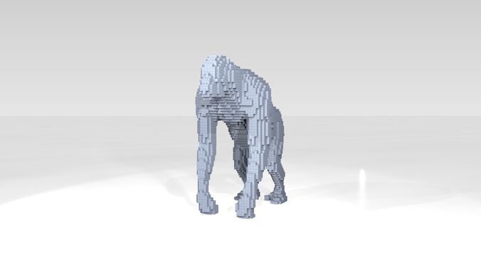 Orangutan Voxel 3D model