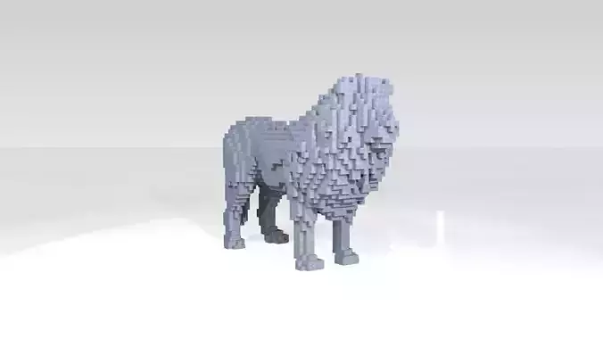 Lion Voxel