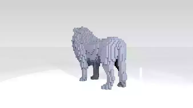 Lion Voxel