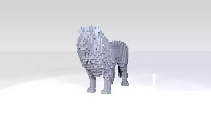 Lion Voxel