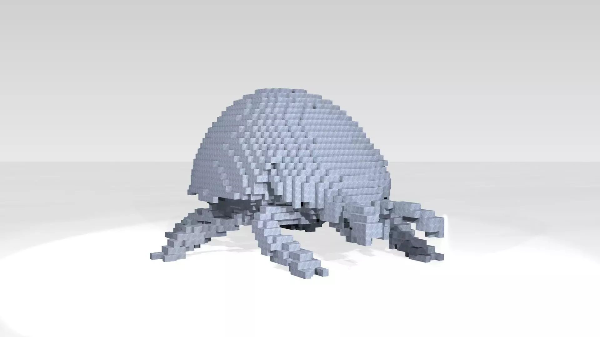 Ladybird Voxel 3D model_1