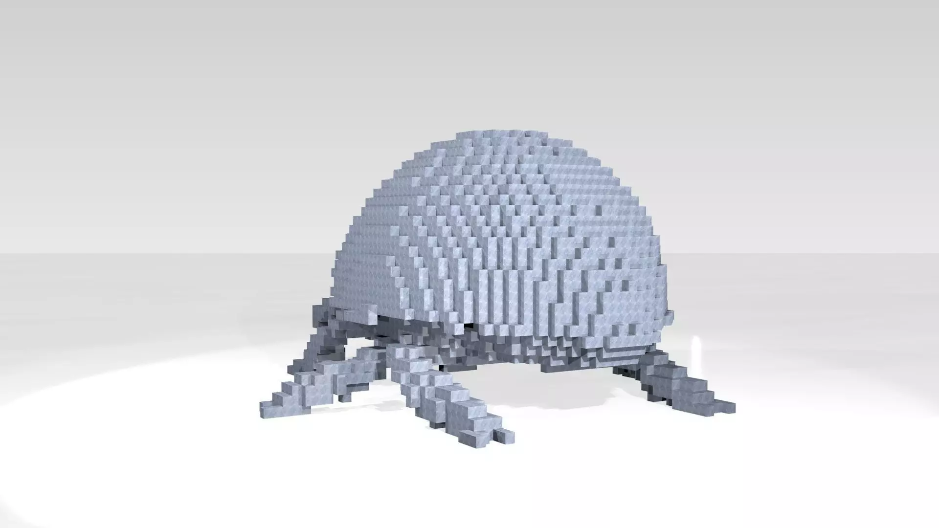 Ladybird Voxel 3D model_4