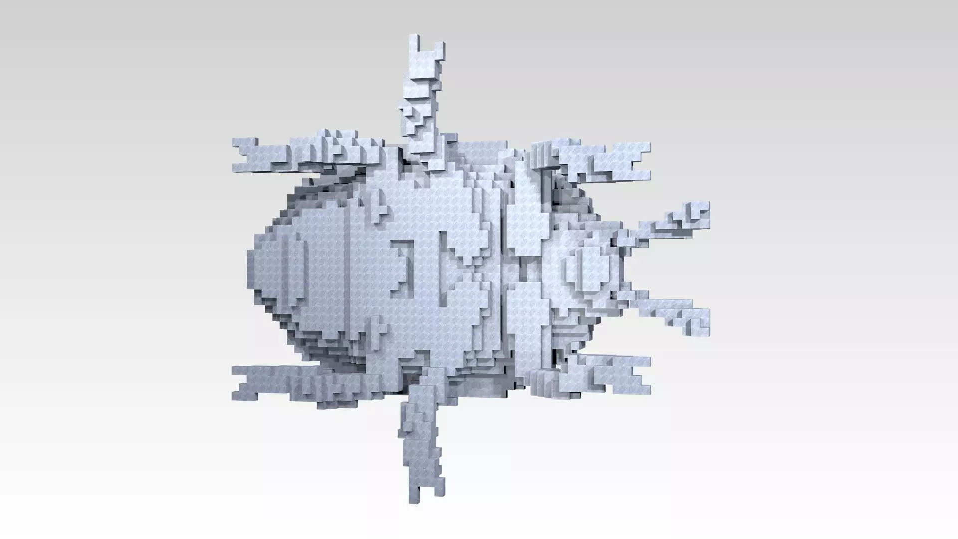 Ladybird Voxel 3D model_6