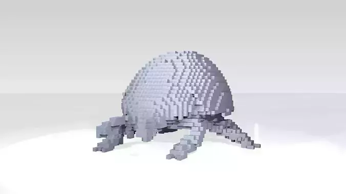 Ladybird Voxel 3D model Ladybird Voxel 3D model