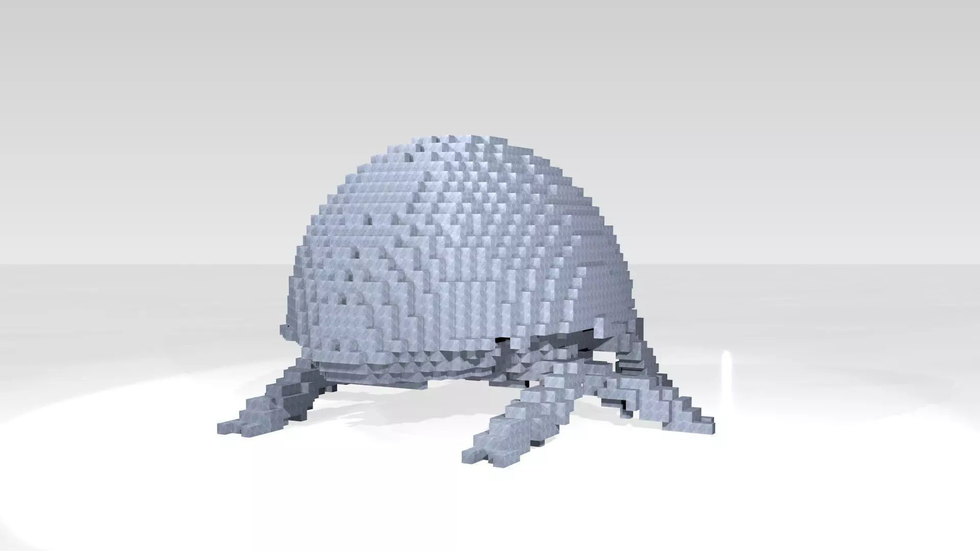 Ladybird Voxel 3D model_3