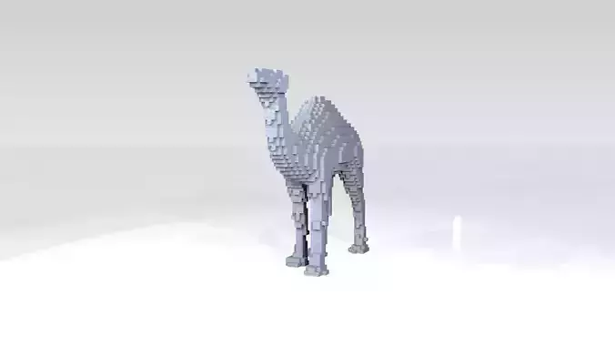 Dromedary Voxel 3D model