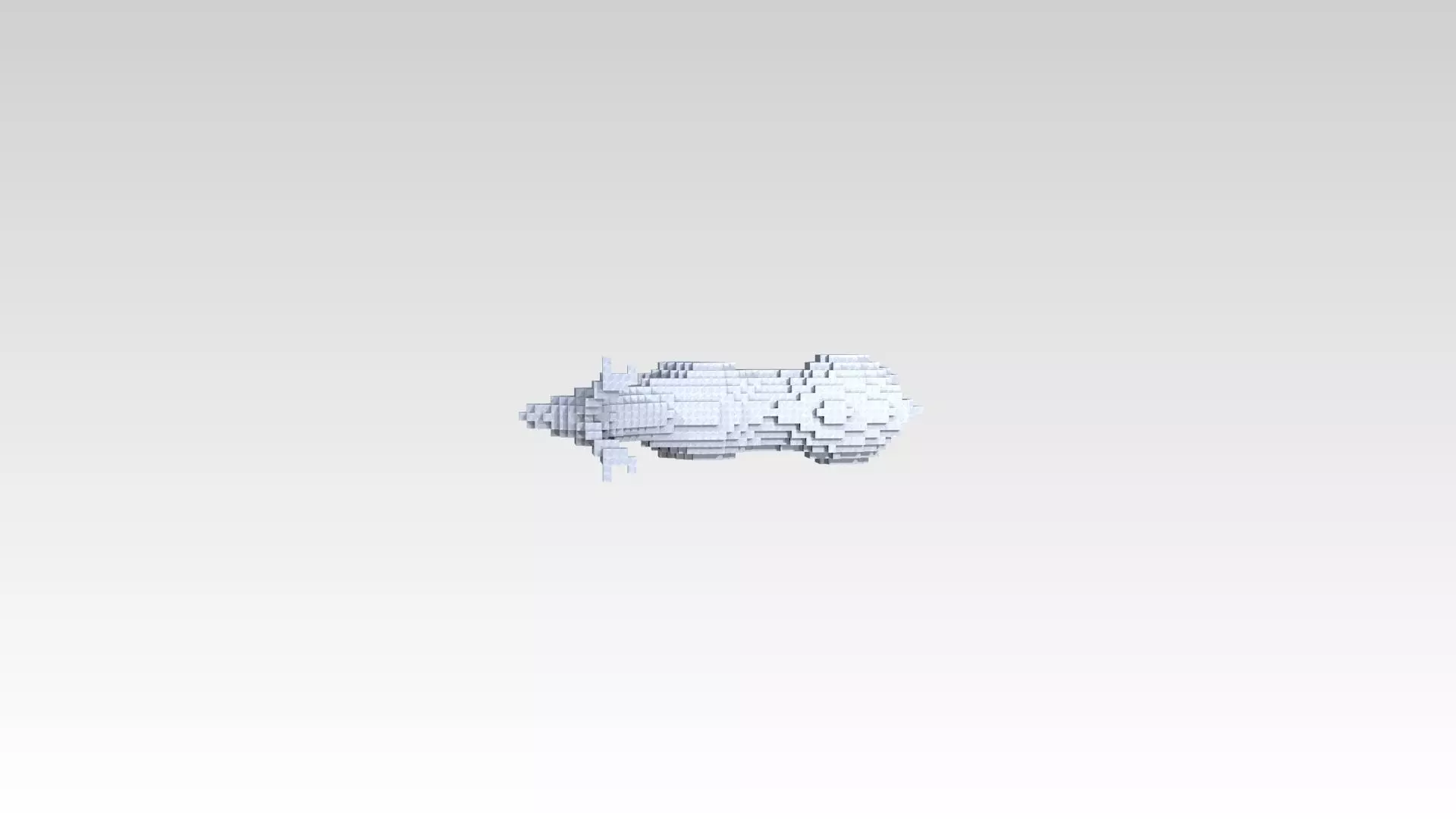 Deer Voxel 3D model_5