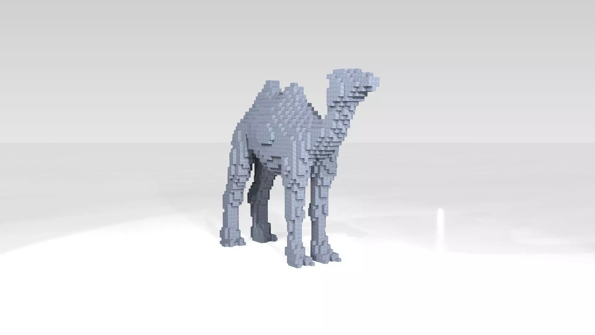Camel Voxel 3D model_1